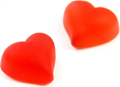 Produktbild von Fruchtgummi Herzen ohne Zucker Menge:1000g