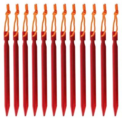 Produktbild von Zeltheringe Zeltnägel Erdnägel - Y-Form - Aluminium - 12 Stück