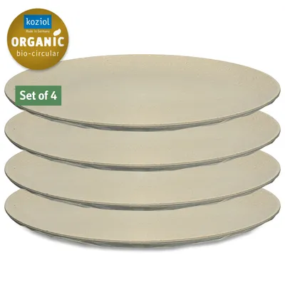 Image de Lot De 4 Assiettes Plates Club Coloris Beige - Koziol