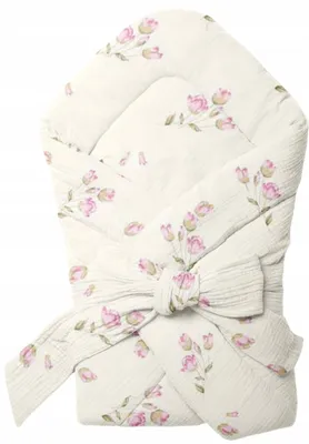 Produktbild von Baby-Einschlagdecke / Pucktuch Aus Musselin (Crinkle-Musselin) 75 × 75 Cm
