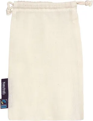 Immagine prodotto di Borsa in cotone neutro con coulisse (5 pezzi)
