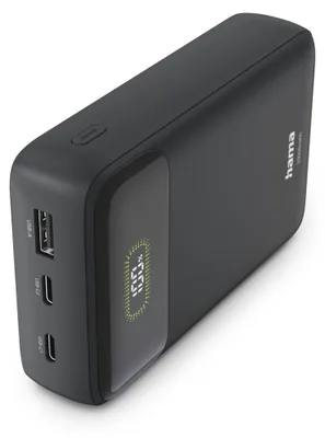 Produktbild von Hama Power Pack PD20-W20, 20000mAh, 2xUSB-C, USB-A