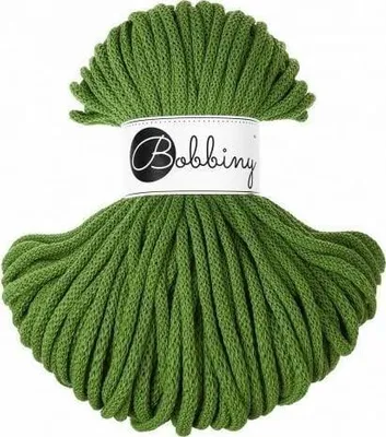 Produktbild von Bobbiny Premium Braided Cord 5 mm 50 m Moss Green Schnur