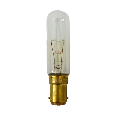 Produktbild von Merkur Glühbirne T20 Röhre 25W B15d klar 24V Glühlampe warmweiß dimmbar Sonderspannung
