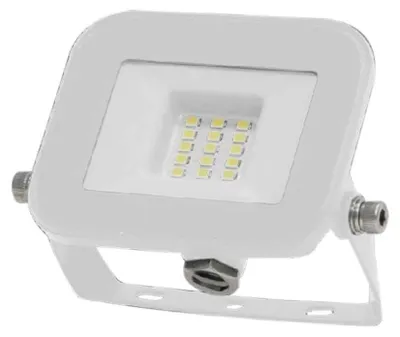 Produktbild von 10-W-Projektor mit ColorCode 6500K-Chip, weißes Finish und Glaslinse, ideal für