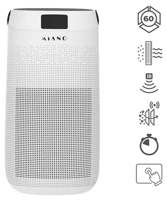 Zdjęcie produktu dla Oczyszczacz powietrza z lampą jonową UV Kiano Miya Smart HEPA