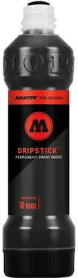 Produktbild von Dripstick Permanent Paint 860DS 70ml, signalschwarz, Squeeze Bottle Packung mit 6 Stück