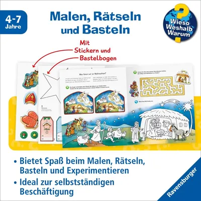 Produktbild von Wieso? Weshalb? Warum? aktiv-Heft - Weihnachten