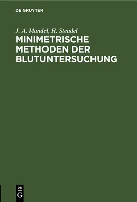 Produktbild von Minimetrische Methoden der Blutuntersuchung