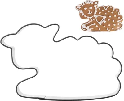 Produktbild von Orion | Ausstechform - 6,5 X 4 Cm - Edelstahl - Spülmaschinenfest - Lamm - Zum Backen Von Keksen