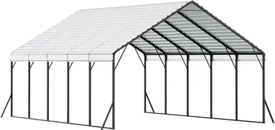 Immagine prodotto di Carport in metallo 20 x 24 piedi Garage esterno per barche per impieghi gravosi