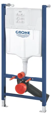 2-in-1 Toilettenkombination, 1,13 m, Wandmontage, Keramik, Weiß