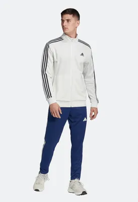Produktbild von adidas Trainingshose im 3 Streifen Design für Herren, Größe:L, Farbe:Blau