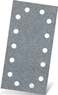Produktbild von MENZER Platinum Klett-Schleifblätter, 230 x 115 mm, 14-Loch, f. Schwingschleifer, Halbedelkorund (50 Stk.) K80