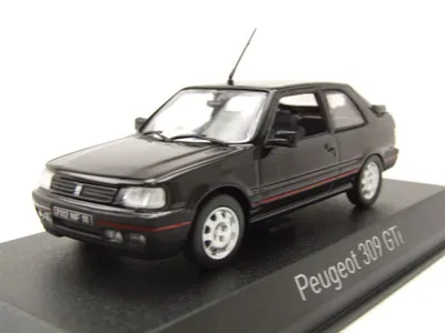 Produktbild von Peugeot 309 GTi 1987 schwarz Modellauto 1:43 Norev