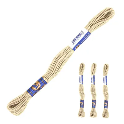 Produktbild von 3 Docken Stickgarn je ca. 8m / Sticktwist 100% Baumwolle Stickerei verschiedene Farbwahl, Farbe :7922 silberbraun