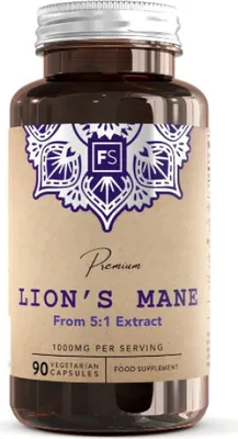 Zdjęcie produktu dla Suplement diety wspomagajcy funkcje poznawcze i zdrowie FS Lions Mane, 90 kapsuek