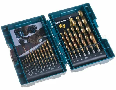 Produktbild von Makita B-67795 Bohrerset 19 Einheiten Durchsichtig  Durchsichtig One Size