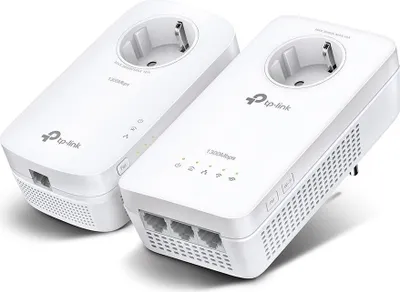 Produktbild von 3-portowy zestaw TP-Link Powerline TL-WPA8631P AV1300