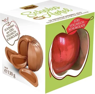 Produktbild von Argenta Schoko Apfel Edel-Vollmilchschokolade 130g