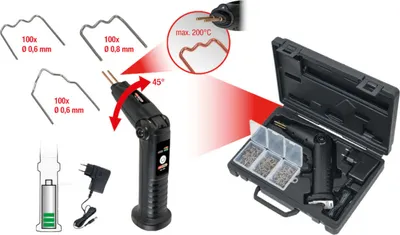 Produktbild von KS TOOLS Kunststoffreparatur-Satz (kabellos) 302tlg. - 150.1035