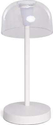 Produktbild von LED Tischlampe tragbar mit wiederaufladbarem USB-Akku Lendora Weiß
