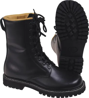 Produktbild von MFH Kampfstiefel, Vollleder, gute Ausführung, schwarz