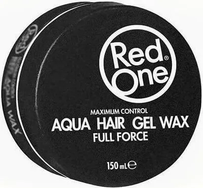 Produktbild von RED ONE Aqua Hair Gel Wax Full Force Haarwachs Schwarz 150ml