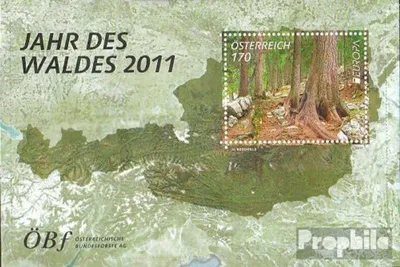 Produktbild von Briefmarken Österreich 2011 Mi Block67 (kompl.Ausg.) gestempelt Wald