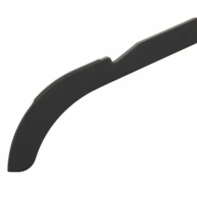 Produktbild von Kleiderbügel 5er Set, Schwarz matt, 43 cm lang, 14 cm hoch, mit goldfarbenem Haken