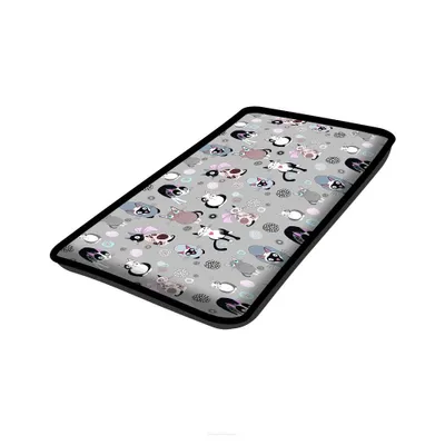 Obrázok produktu pre Mačací vankúš na parapet 55 x 25 cm Mačacie lôžko vodotesné, pohodlné, s 2 samolepiacimi pásikmi, Catnip
