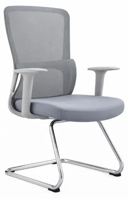 Produktbild von Ergonomischer Konferenzstuhl mit Netzrückenlehne und Chromgestell