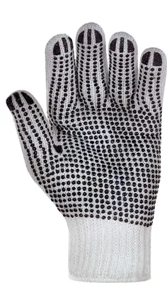 Produktbild von Strickhandsch.,einseitig genoppt, PES, Gr. 11