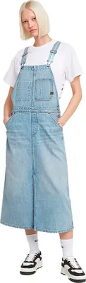 Produktbild von G-star Midi Dungaree ärmelloses Kleid Blau M Frau Blau M