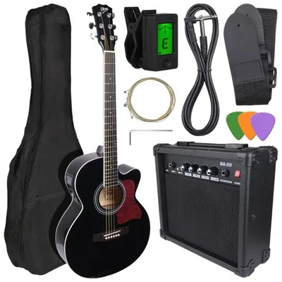 Immagine prodotto di V-TONE EAG SET BK electroacoustic guitar. + amplifier