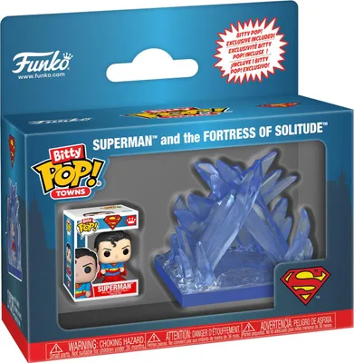 Produktbild von FUNKO Bitty POP - Towns Superman and the Fortress of Solitude