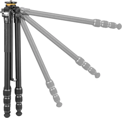 Image de Trépied avec rotule - Trépied pour appareil photo - Trépied photo - Trépied vidéo - Trépied - Aluminium