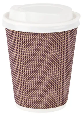 Produktbild von 100x Premium Doppelwand Kaffeebecher CoffeeToGo mit Trinkdeckel 300/420ml