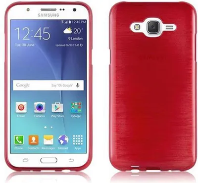 Zdjęcie produktu dla Etui Cadorabo do Samsung Galaxy J5 2015 w kolorze czerwonym, silikonowe etui ochronne z TPU