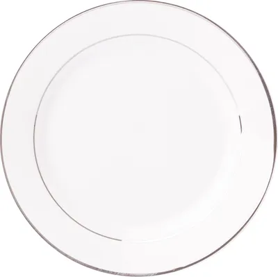 Immagine prodotto di Ambition Aura Silver 27 cm - Piatto piano in porcellana / piatto da portata / piatto da pranzo