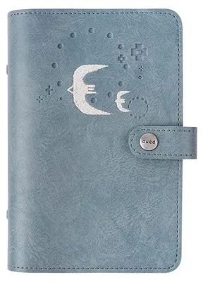 Image de Cahier avec couverture en cuir synthétique (PU) et papier rechargeable