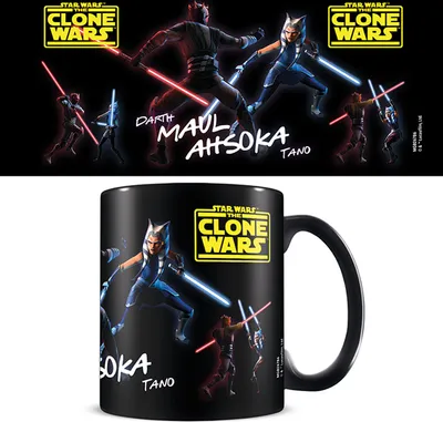 Produktbild von Star Wars - Lizenz Tassen 3D - The Clone Wars - black