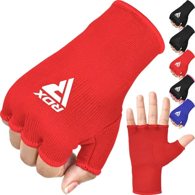 Produktbild von RDX Innenhandschuhe Boxen Muay Thai MMA Training, Elastisch Boxbandagen Kampfsport Sparring Handbandagen, Inner Boxing Gloves, Boxsack Punchingbälle Punchinghandschuhe