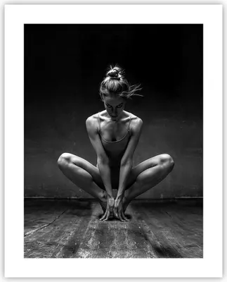 Produktbild von Poster - Poster ohne Rahmen - Tänzerin Frau Ballerina - 40x50 cm - Wand Bild - Wanddeko - Wandbilder - Kunstposter - Wandposter - Bilder - Kunstdruck - Wanddekoration - Wandbild - P2XPA40x50-4925