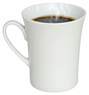 Produktbild von Gerimport Kaffee / Tee Becher - 1x Stuck - weis - 280 ml - Becher - Porzellan