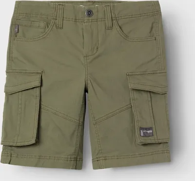 Zdjęcie produktu dla Bezproblemowe szorty cargo krótka chino z denim. |