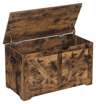 Immagine prodotto di VASAGLE, panca porta scarpe con spazio contenitore, 40 x 80 x 46 cm