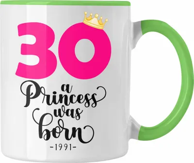 Produktbild von Trendation - 30. Geburtstag Tasse Frau Geschenk 30er Geschenkidee 30 Mutter Frauen Lustig Geschenke (Grün)