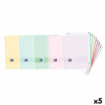 Immagine prodotto di Set di quaderni Oxford colorati A4+ 160 fogli (5 pezzi)