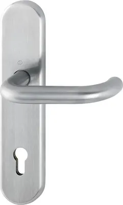 Produktbild von Langschild-Halbgarnitur Paris E138F/3310 Edelstahl F69 PZ 92 mm DIN links / rechts